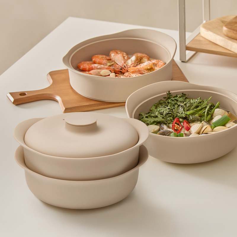 전자레인지로 간편하게 야채와 만두를 찌는 실리콘 찜기 추천!