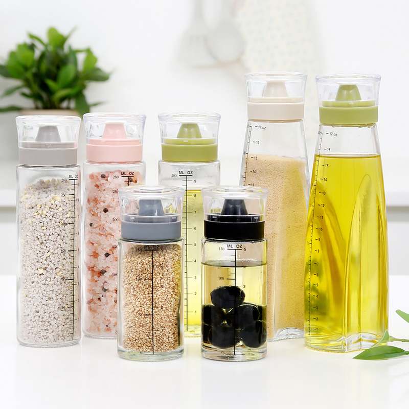 가볍고 깔끔하게! 밀폐 오일병과 조미료통 세트로 주방 정리 끝내기