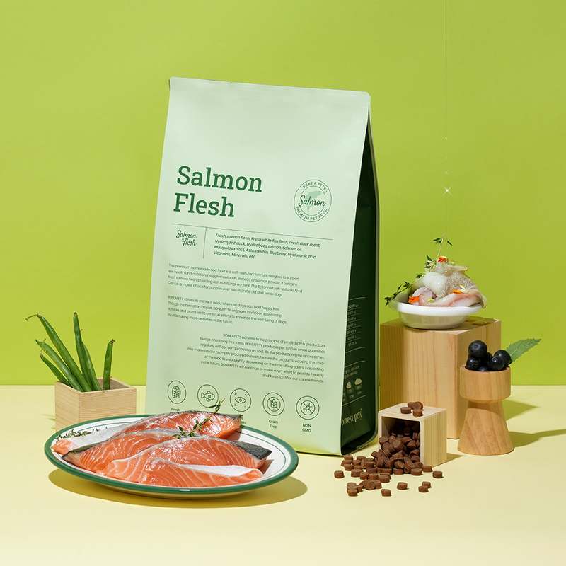 강아지 눈 건강을 위한 수제 사료, 자연스럽게 챙기기 좋은 연어 스팀 저알러지 제품