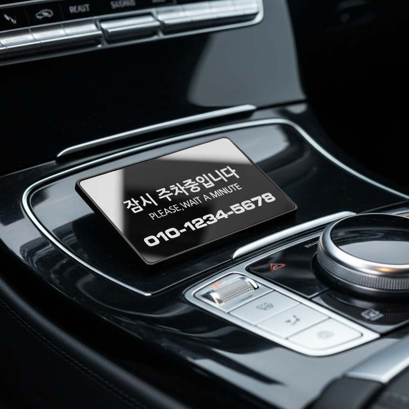 차량용 연락처 표시판, 간편하게 연락처를 공유하는 방법