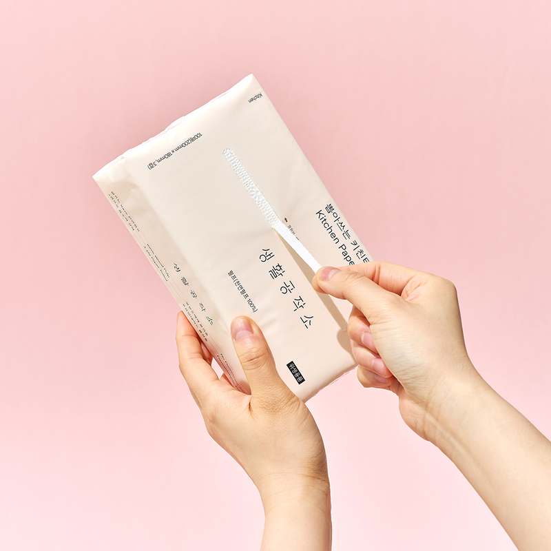 일상에서 유용하게 쓰는 뽑아쓰는 키친타올, 100매 9개 세트 추천!