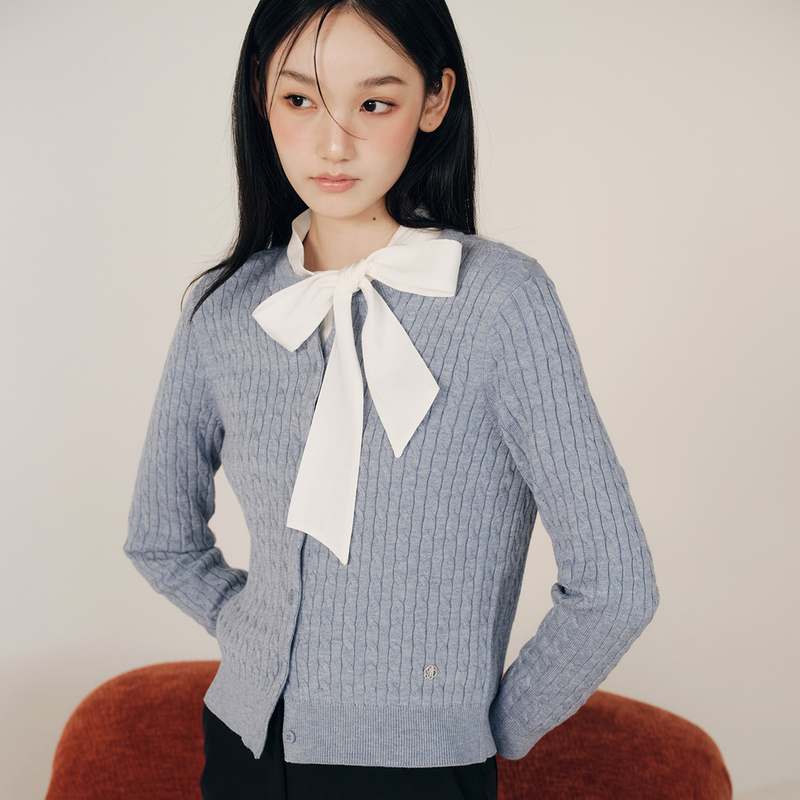 편하게 입기 좋은 케이블 가디건, 로엠 올데이 가디건 추천해요!