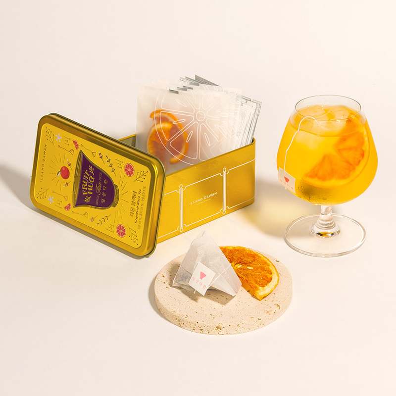 과일향 가득한 허브차, 쌍계명차 자몽블랙티를 즐겨보세요!