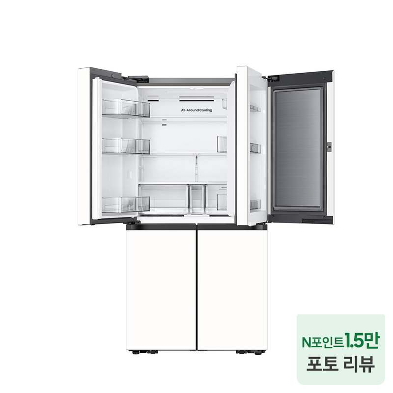 가정에 딱 맞는 스마트 냉장고, 삼성 비스포크 AI 25년형 4도어 모델 소개
