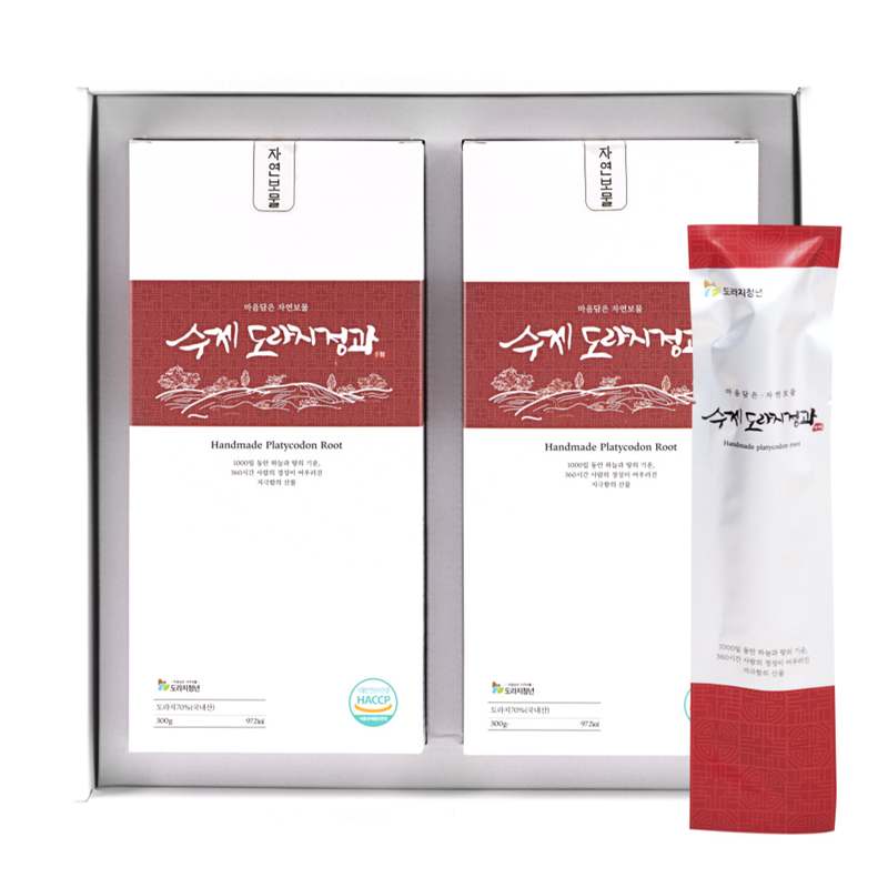 명절 선물로 딱 좋은 국산 수제 도라지정과, 정성 가득한 한과 선물 세트