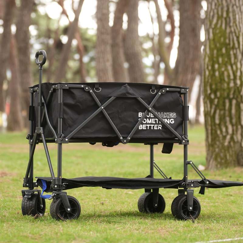 캠핑이나 야외 활동에 딱! 접이식 이동식 수레로 편리하게 이용하는 방법