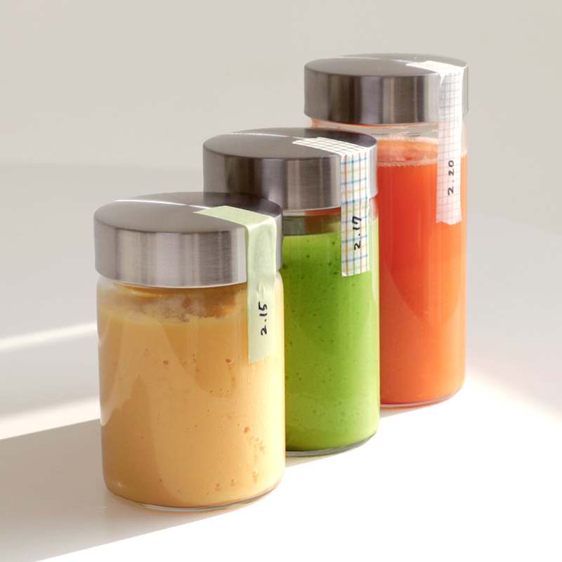 눈금유리병 내열유리 밀폐 주스병 우유병 두유 수제청 이유식 요거트 드레싱 250ml, 3개