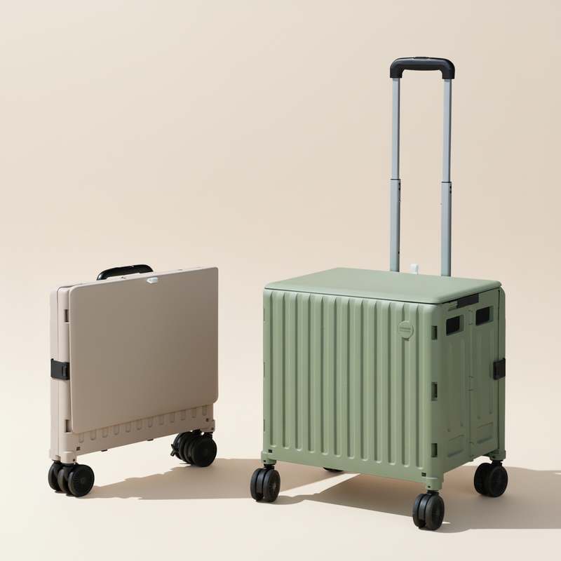 쉽고 편하게 쇼핑할 수 있는 접이식 카트 추천! 대형 그린 컬러로 실용성 UP