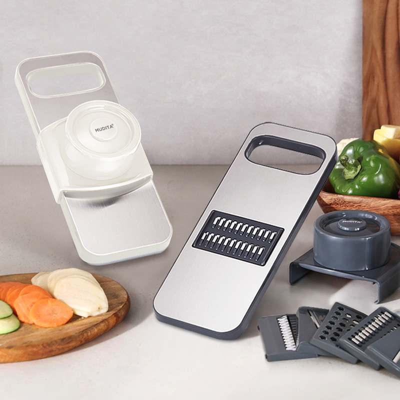 냉장고 속도와 손쉬운 채썰기! 무디타 스텐 채칼 세트로 간편하게