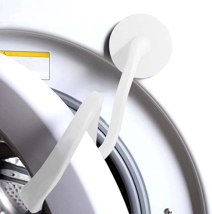 세탁기 문이 쉽게 열리지 않도록 도와주는 간단한 고정 클립