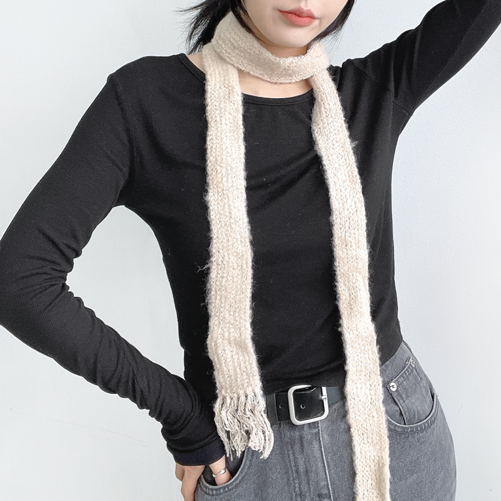 겨울철 따뜻하고 귀여운 니트 머플러, 이렇게 선택하세요!