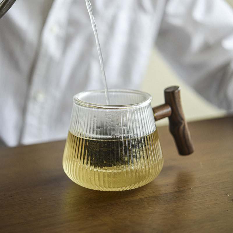 편안한 집에서 즐기는 나만의 차 시간, 부부티 호두나무 티머그와 티포트 세트