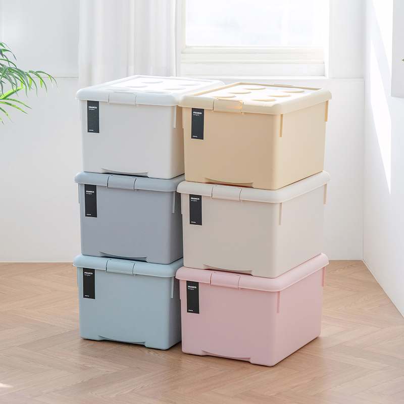 집 정리의 필수템! 프랑코 플라스틱 리빙 박스로 깔끔하게 정리하세요