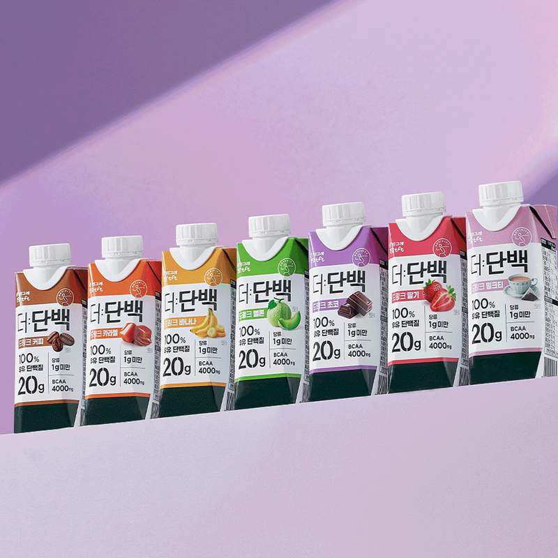 단백질 음료, 이렇게 골라보세요! 빙그레 더단백 250ml 6종 혼합 세트 소개