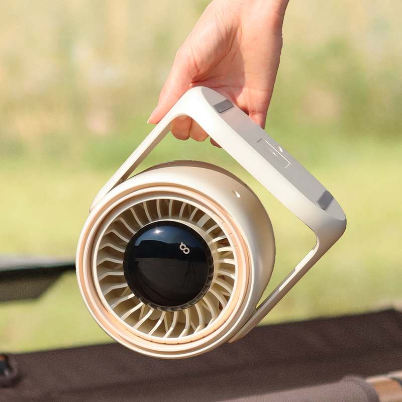 책상 위에서 시원함을 더하는 작은 선풍기, 오아 에어링 무선 탁상팬 추천!