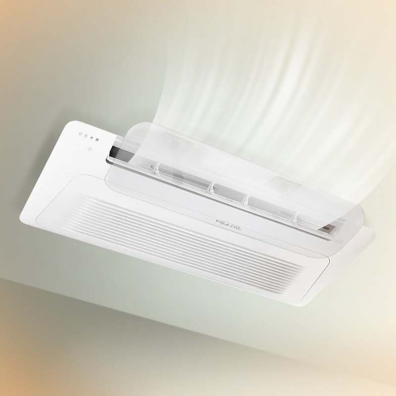 쉽고 빠르게 설치하는 천장형 에어컨 가림막, 윈드플렉스 소개