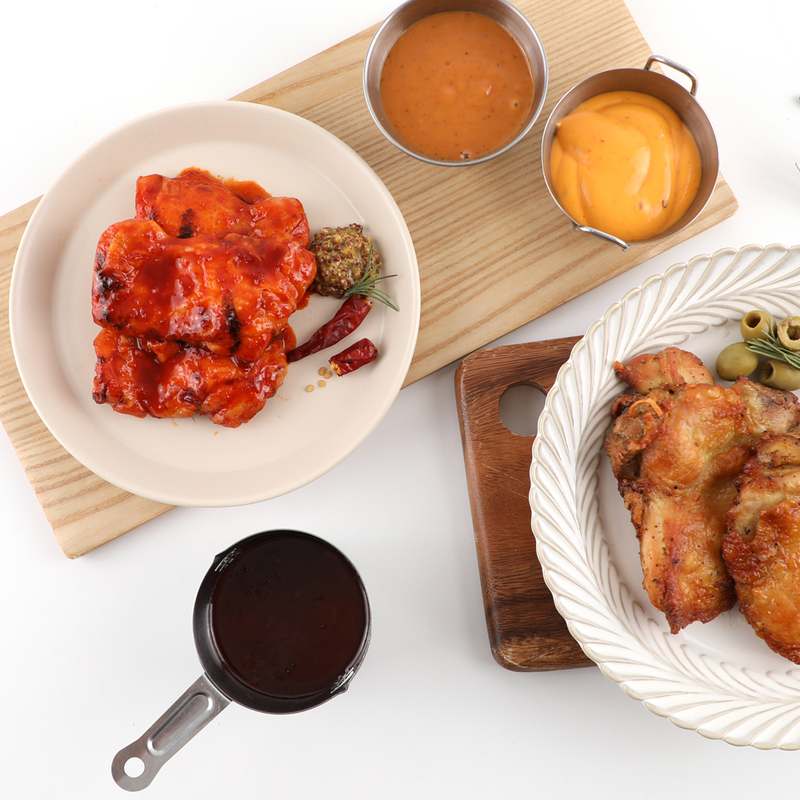 집에서 간편하게 즐기는 닭다리살 구이, 다양한 맛으로 골라보세요!