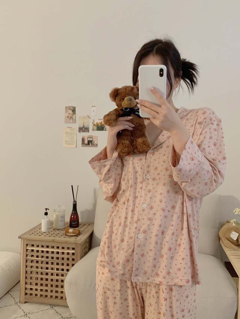 편안한 밤을 위한 귀여운 치즈 플라워 잠옷세트 추천!