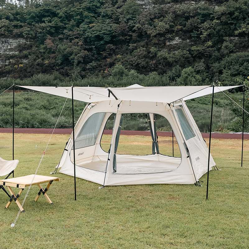 쉽고 빠르게 설치하는 타프형 그늘막, 집에서도 야외에서도 딱 좋아요!