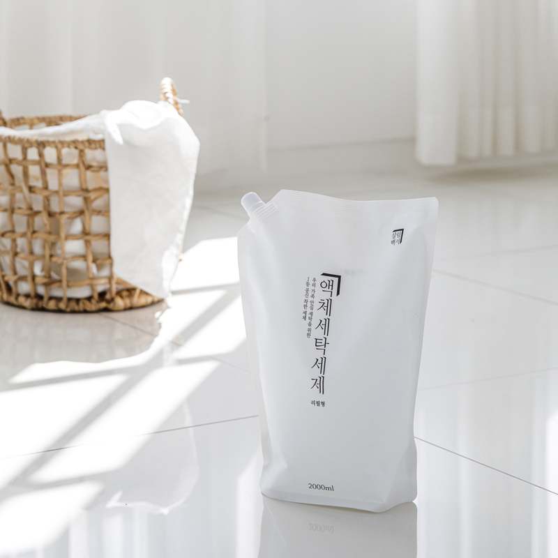 집안일이 더 쉬워지는 천연 유래 세탁세제, 리필형으로 편리하게 사용하세요!