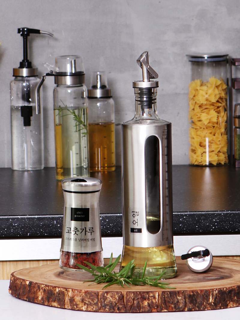 쉽고 깔끔하게 조미료를 정리하는 방법, 더쉐프 양념통세트 추천해요!
