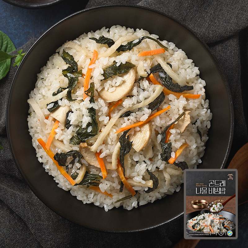 집에서 즐기는 건강한 나물 비빔밥, 신선한 국산 재료로 만들어보세요!