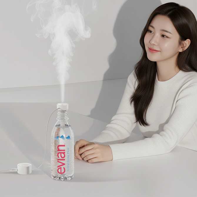 휴대하기 간편한 미니 가습기, 사무실이나 집에서 유용하게 쓰기 좋아요