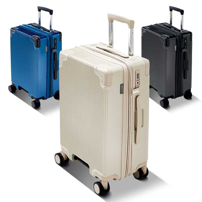 가볍고 넉넉한 크기의 여행용 캐리어, 실버그레이로 선택해보세요!