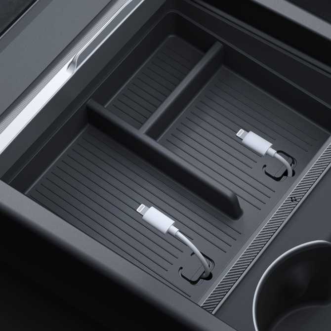 테슬라 모델Y와 모델3에 딱 맞는 센터 콘솔 수납함, 어떤 게 좋을까?