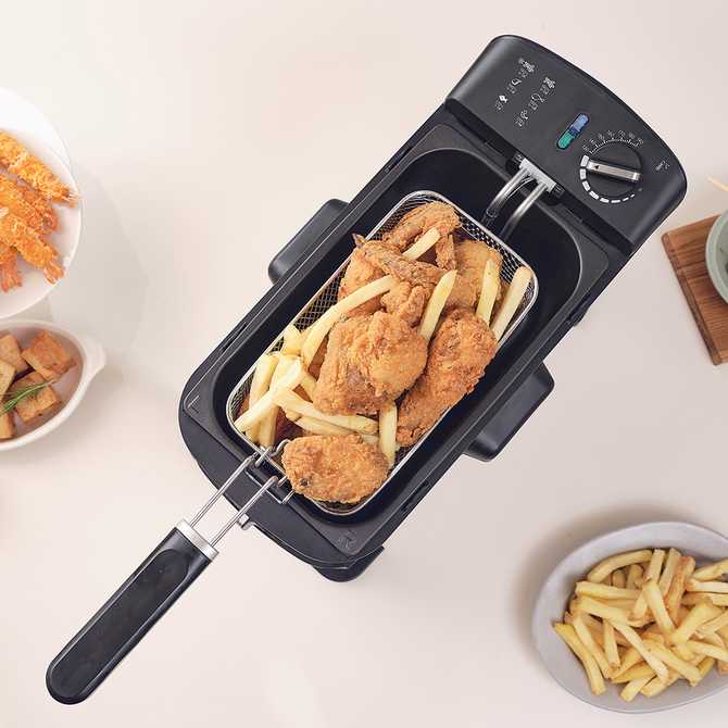 가정에서 간편하게 사용하는 튀김기, 위즈웰 세이브 3L 기름분리 제품 소개