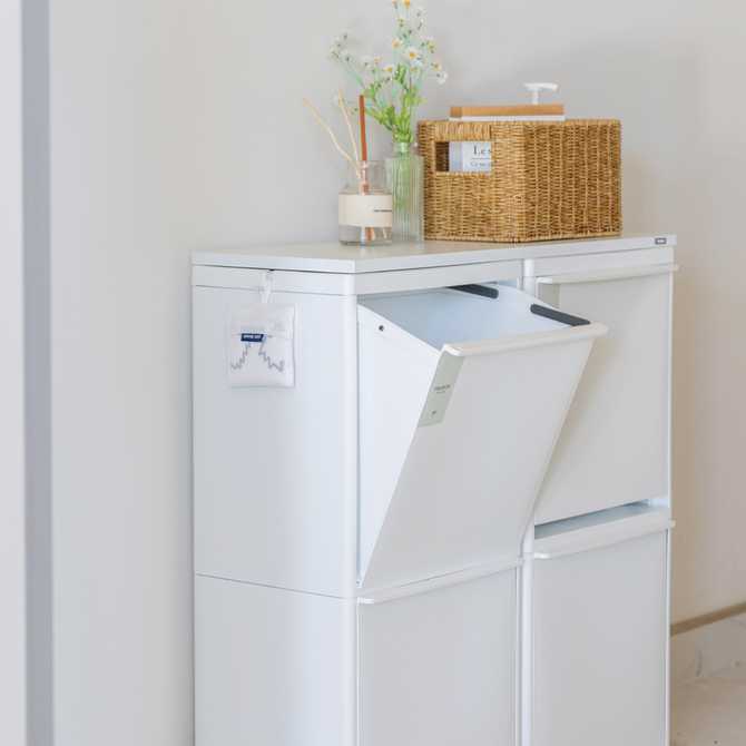 깔끔한 인테리어를 위한 분리수거함 세트, 쉽게 정리하세요!