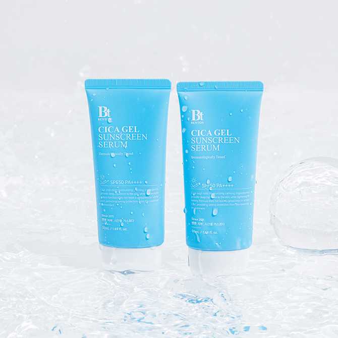 가볍고 촉촉한 선케어, 벤튼 시카 수분 선세럼 추천해요
