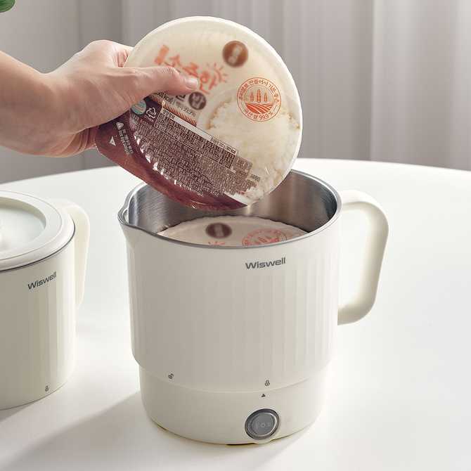 여행 가방에 쏙 넣기 좋은 미니 전기포트, 위즈웰 올스테인리스 머그팟 소개