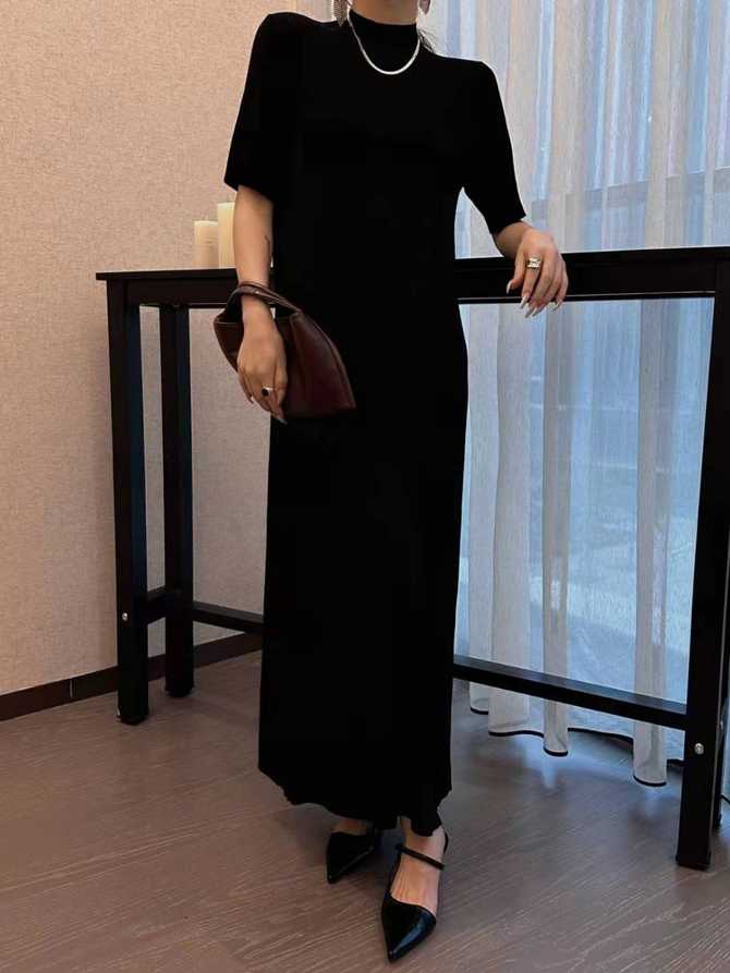 편하게 입기 좋은 여성 니트 롱 원피스, 모건 반목 디자인 추천