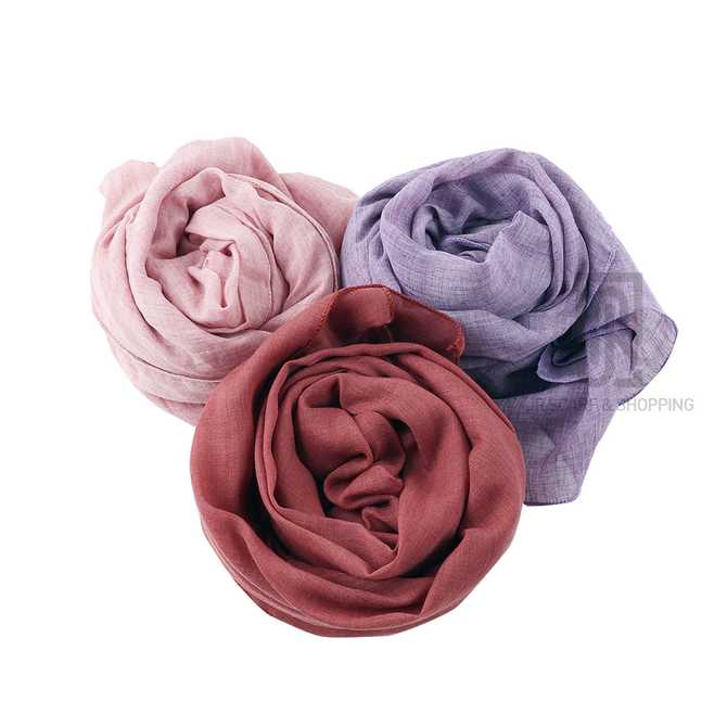 봄과 가을에 딱인 면 무지 거즈 스카프, 쉽게 연출하는 방법 알려드릴게요