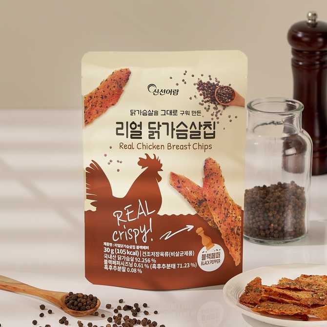 신선어람 닭가슴살칩 4종 세트, 건강하게 즐기기 좋은 간식