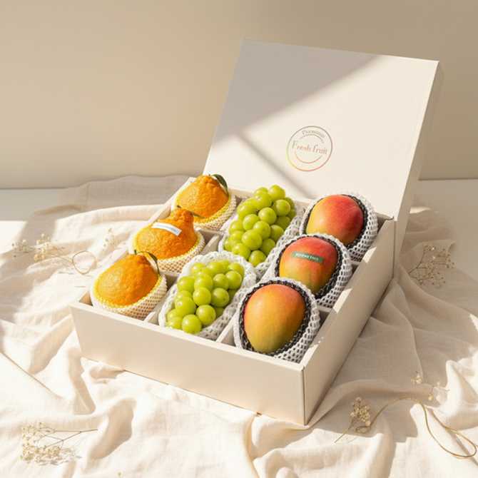 명절 선물로 딱! 프리미엄 혼합 과일 세트 소개