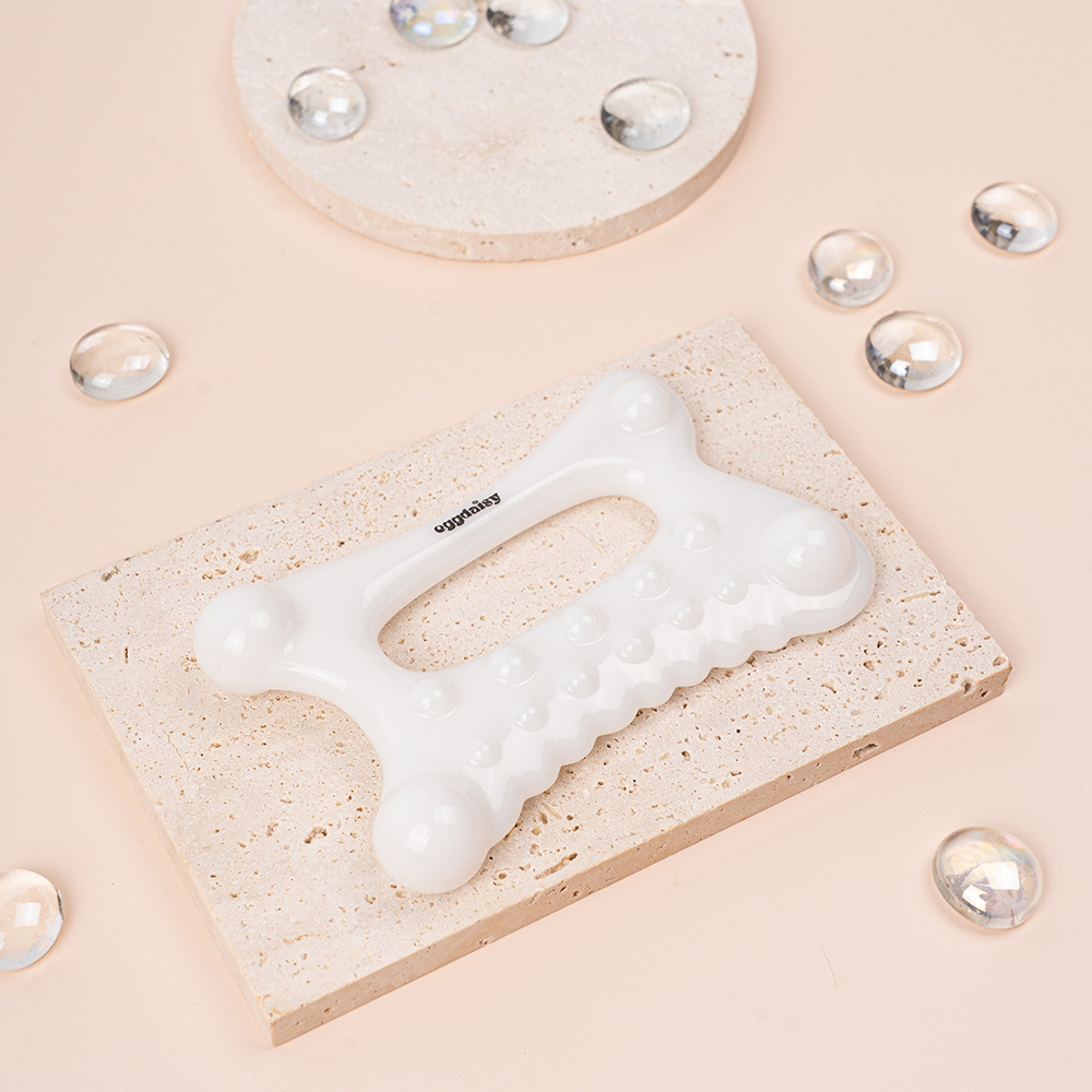 에그데이지 바디 괄사 마사지기 얼굴 종아리 괄사 두피 승모근 림프