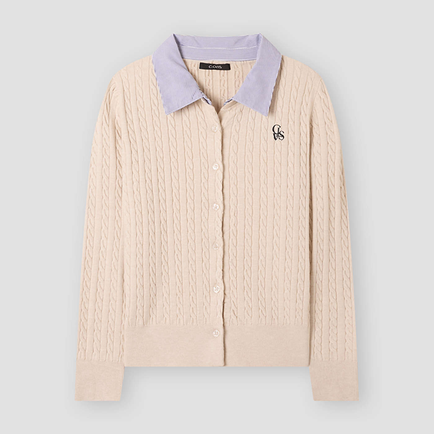 편하게 입기 좋은 카라 배색 니트, 어떤 옷과 매치하면 좋을까?