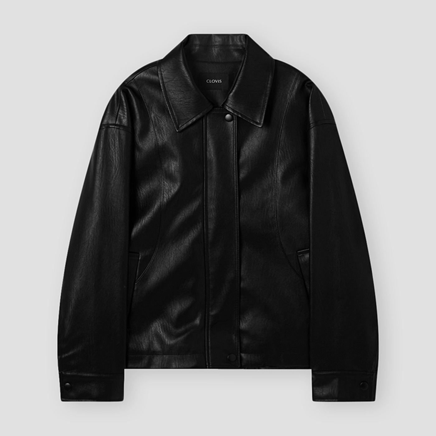 편하게 입기 좋은 레더 자켓, 클라비스 블루종 추천해요!