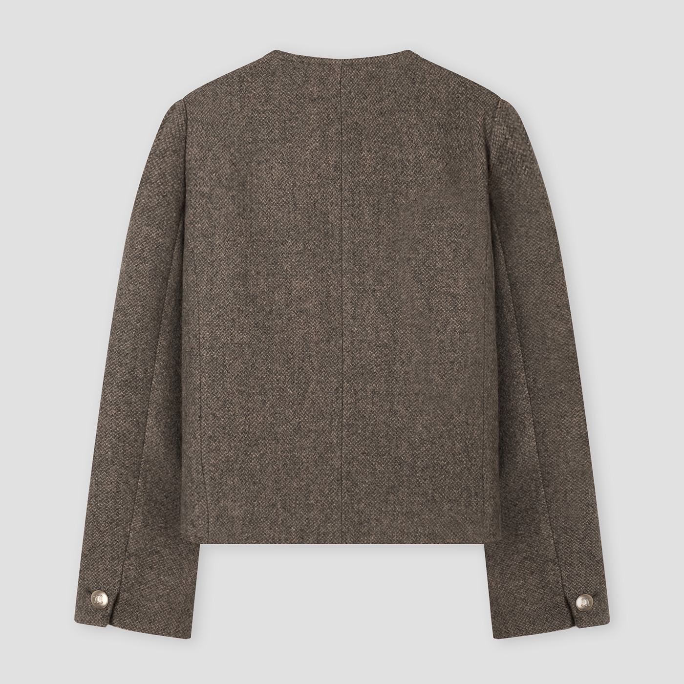 편하게 입기 좋은 베이직 R넥 자켓, 어떤 옷이든 잘 어울려요!