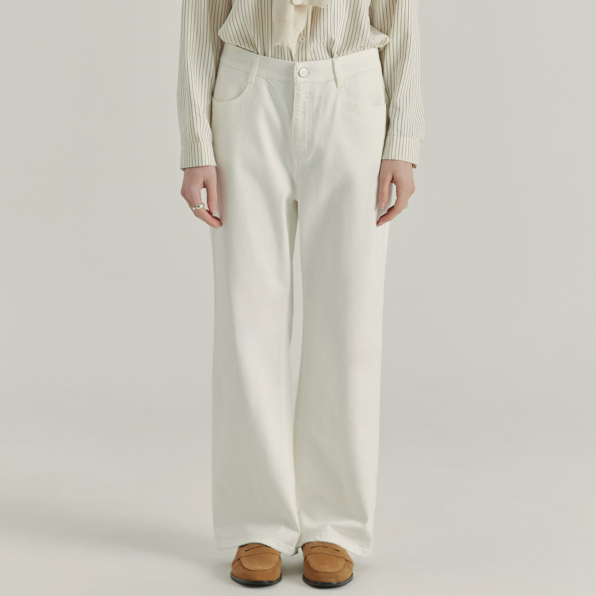 편하게 입기 좋은 와이드 데님 팬츠 추천해요!