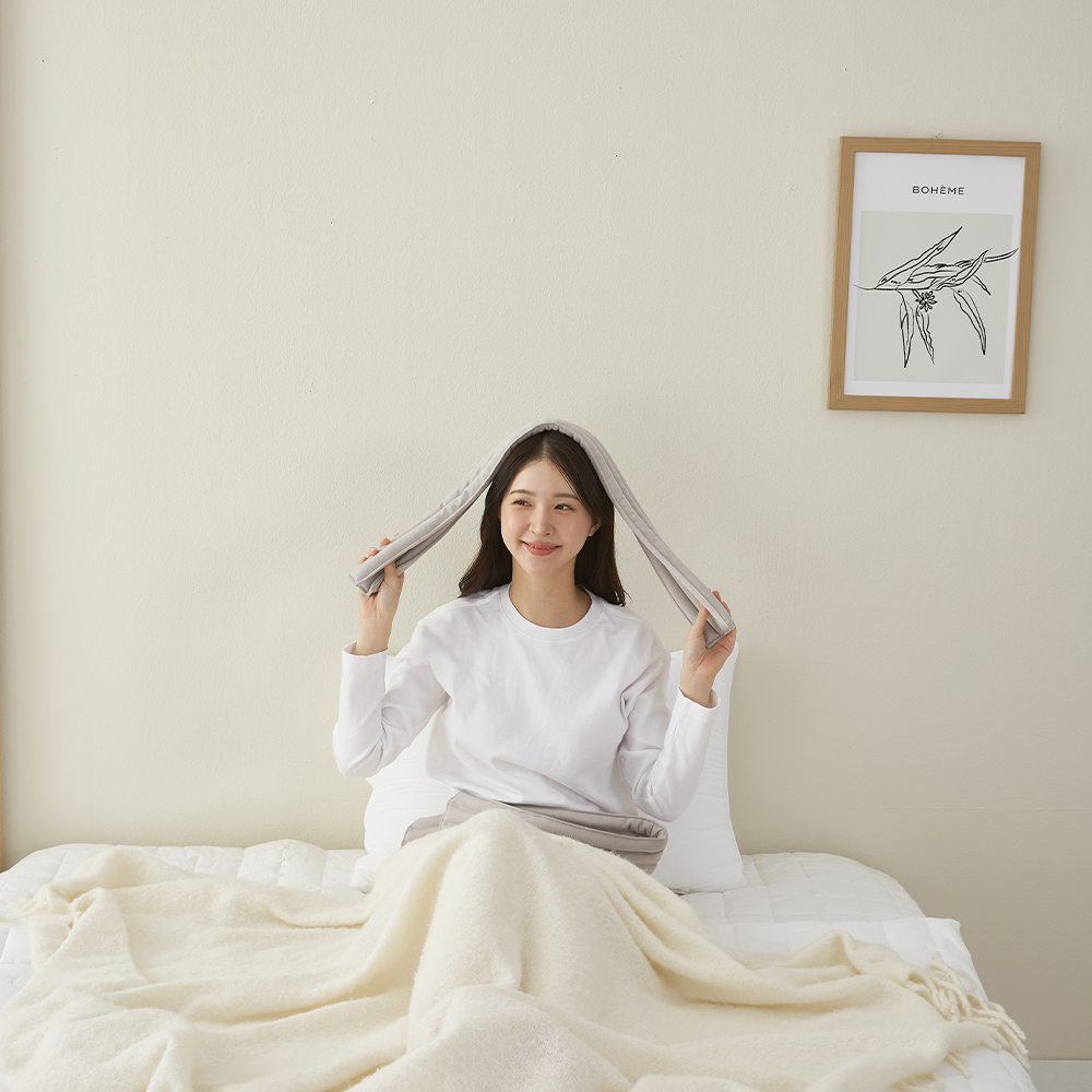 집앤콕 온열 찜질팩으로 피로한 어깨와 허리, 배를 따뜻하게!