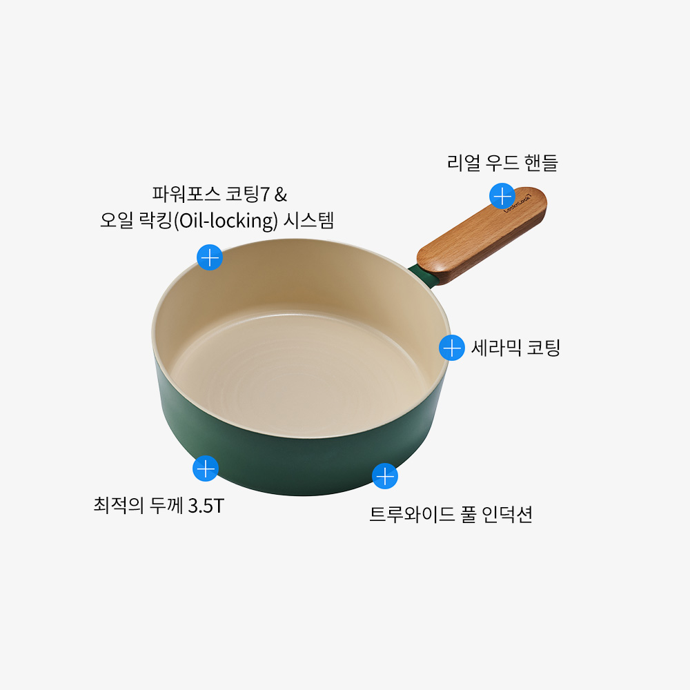 가정에서 쉽게 사용하는 세이지 IH 멀티팬, 22cm로 요리의 즐거움이 두 배!