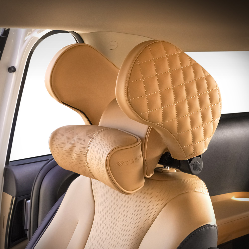 차량용 머리받침으로 편안함과 스타일을 동시에! 크레이지몬스터 퀼팅 헤드레스트 추천