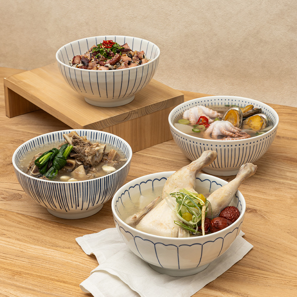 일상에서 딱 어울리는 일본풍 도자기 라면기 세트, 냉면 그릇으로 딱이야!