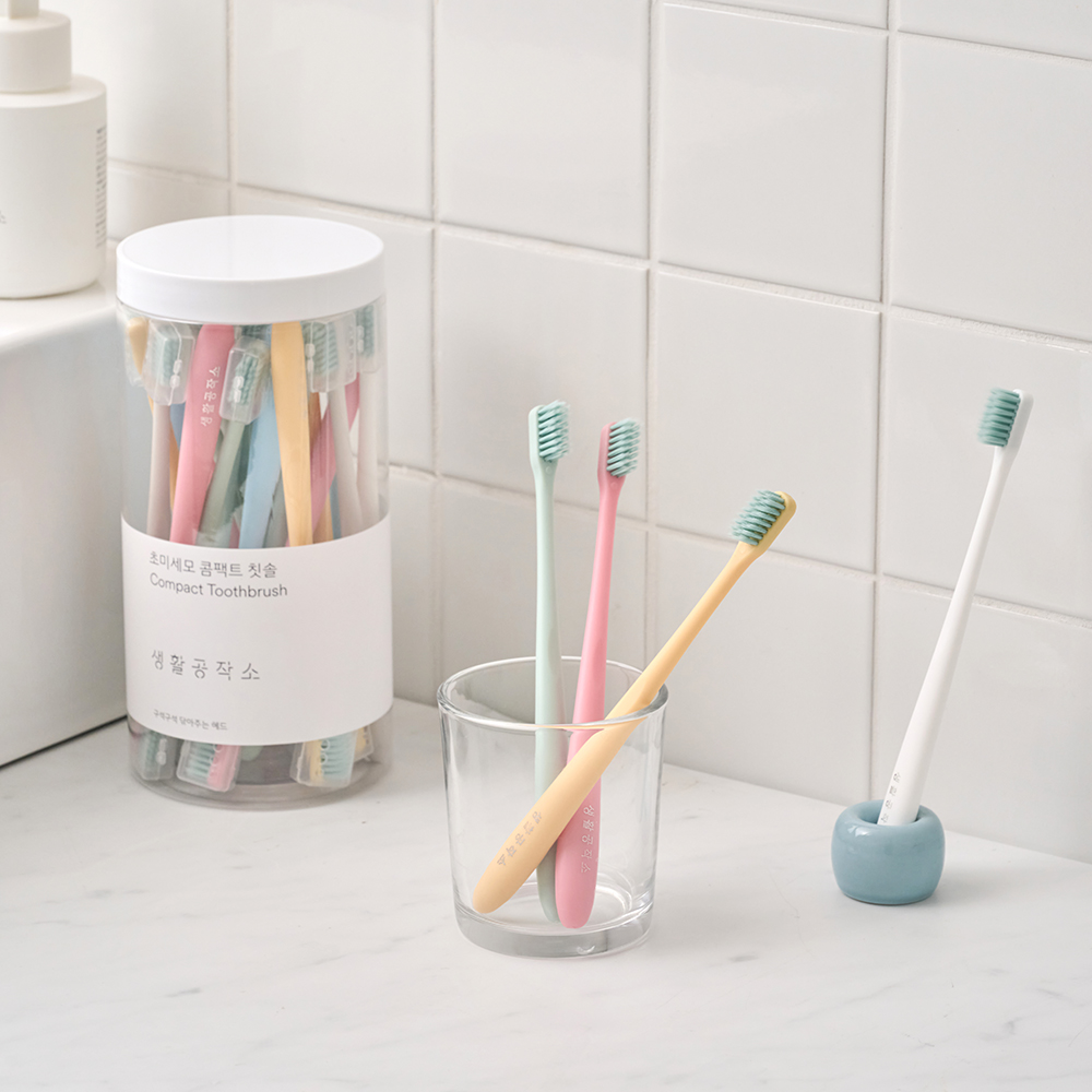 작고 부드러운 칫솔로 치아 관리, 생활공작소 미세모칫솔 추천!