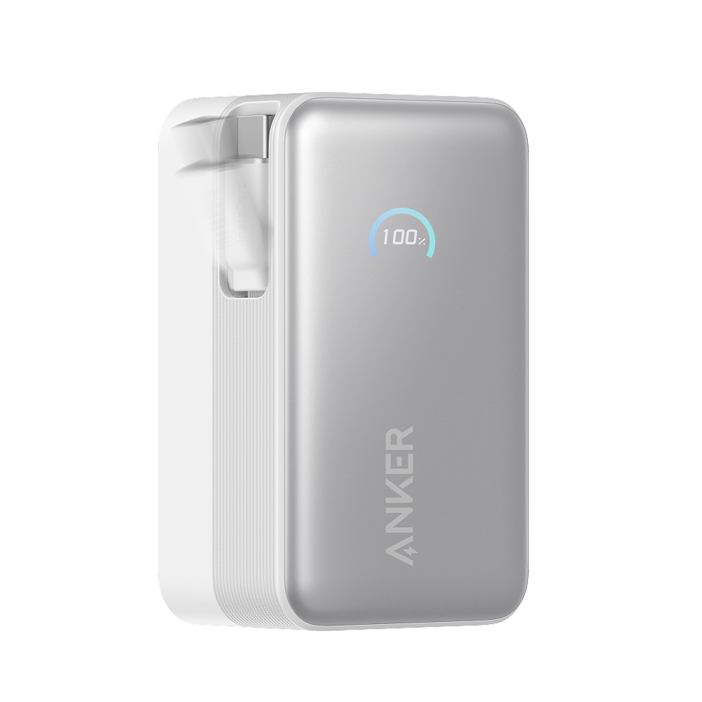 앤커 나노 파워뱅크 10000mAh 45W 보조배터리 (C타입 케이블 일체형) A1638