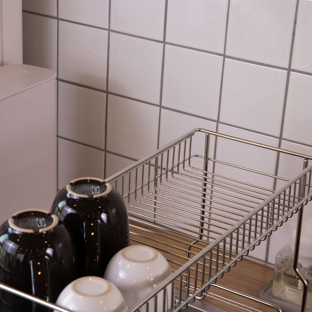 좁은 공간도 걱정 없는 슬림 식기건조대, 확장형으로 더 편리하게!