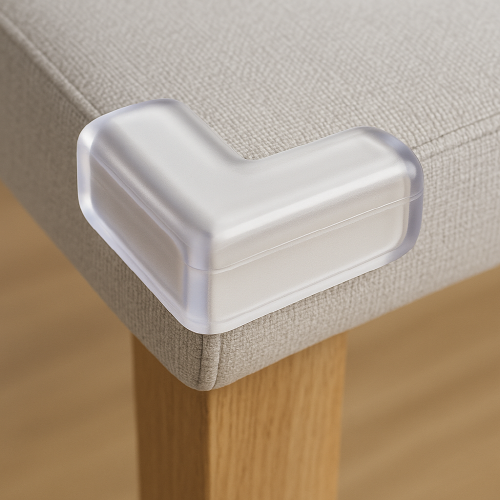 아기 안전을 위한 투명 실리콘 모서리 보호대, 쉽게 설치하는 방법